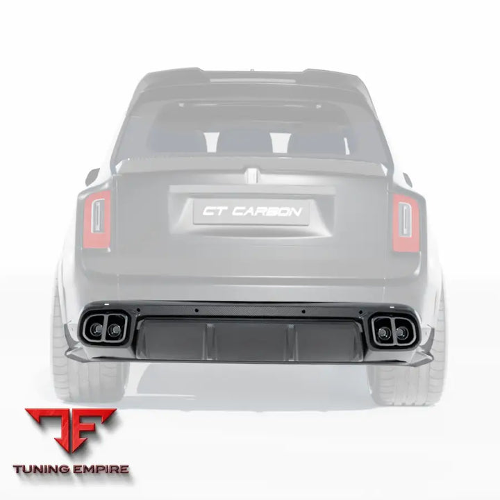 ROLLS ROYCE CULLINAN CARBON FIBRE DIFFUSER AND TIPS - CT CARBON