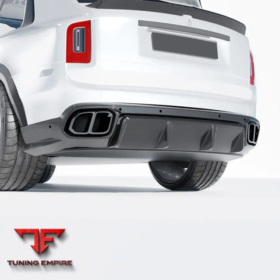 ROLLS-ROYCE CULLINAN DRY CARBON FIBER REAR BUMPER DIFFUSER