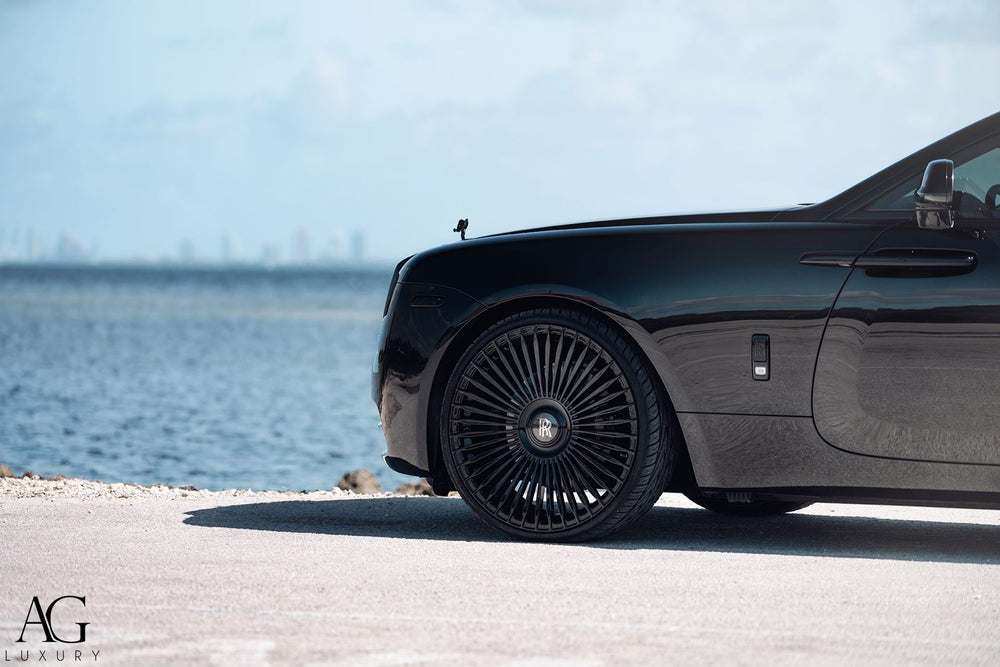 Rolls-Royce Wraith on custom forged wheels