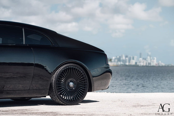 Rolls-Royce Wraith on custom forged wheels