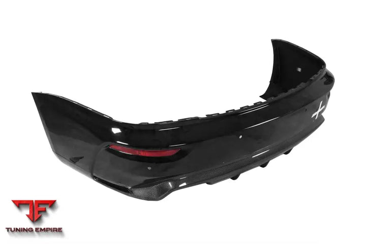 ROLLS-ROYCE WRAITH & DAWN BKSS STYLE PARTIAL CARBON FIBER REAR BUMPER BSD