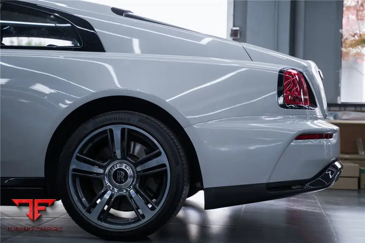 ROLLS-ROYCE WRAITH & DAWN BKSS STYLE PARTIAL CARBON FIBER REAR BUMPER BSD
