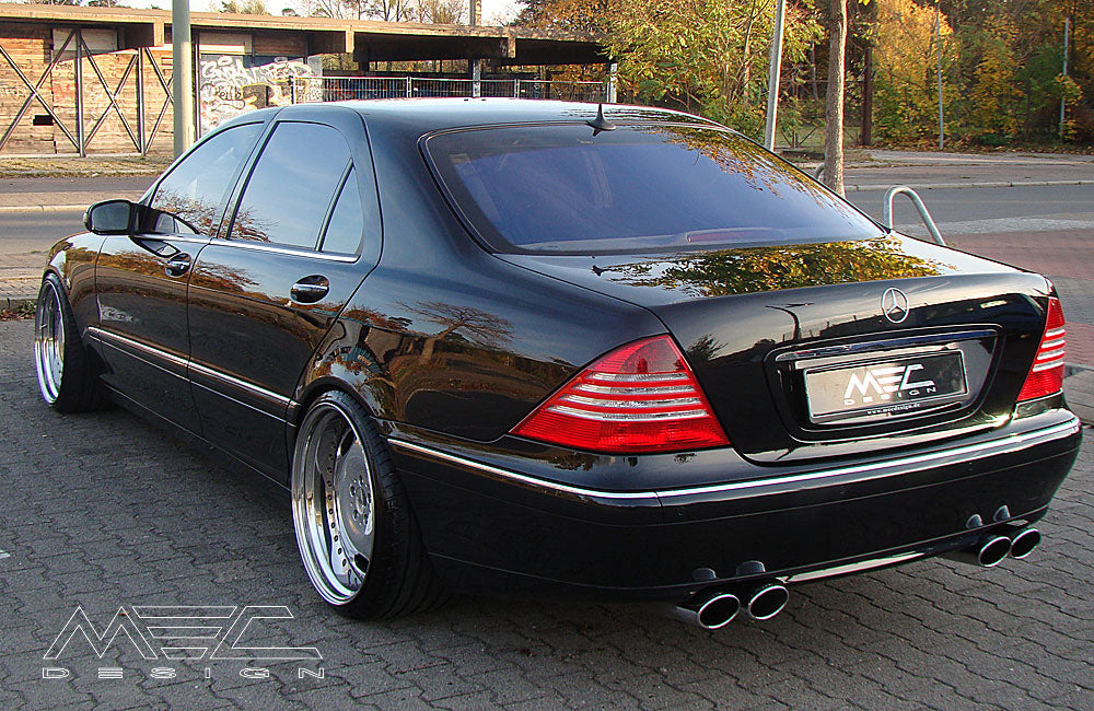 MEC Design Rear Muffler for Exhaust System for W220 S320CDI-S600 + S600Bi-Turbo