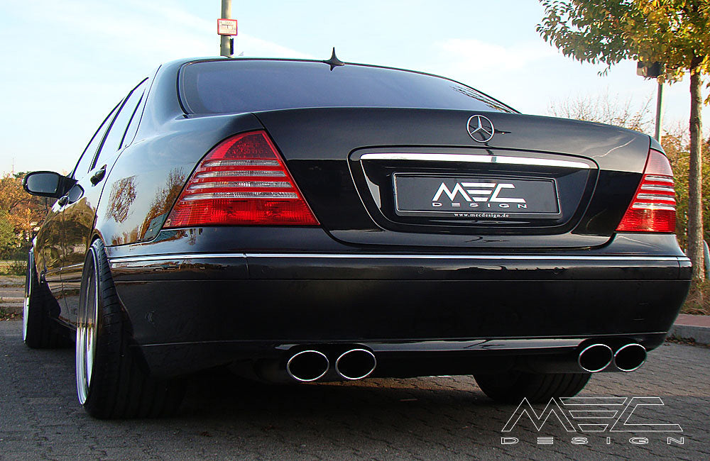 MEC Design Rear Muffler for Exhaust System for W220 S320CDI-S600 + S600Bi-Turbo