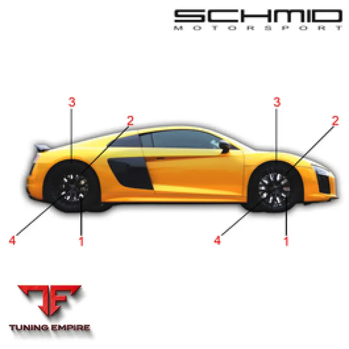 SCHMID MOTORSPORT AUDI R8 V10 TRACKTOOL PERFORMANCE PACKAGE