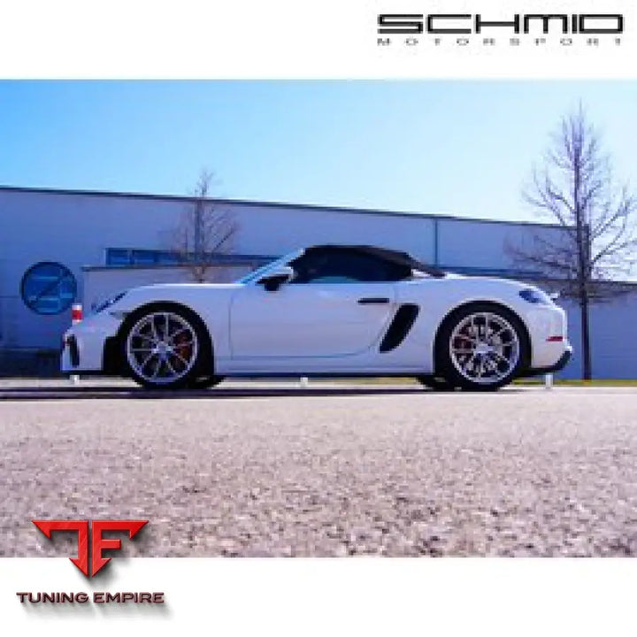 SCHMID MOTORSPORT PORSCHE 718 BOXSTER GTS WITH OPF 4.0 RACING SWITCH VALVE CONTROL