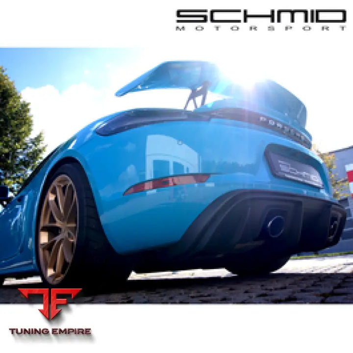 SCHMID MOTORSPORT PORSCHE 718 CAYMAN GT4 WITH OPF 4.0 RACING SWITCH VALVE CONTROL - Performance Package