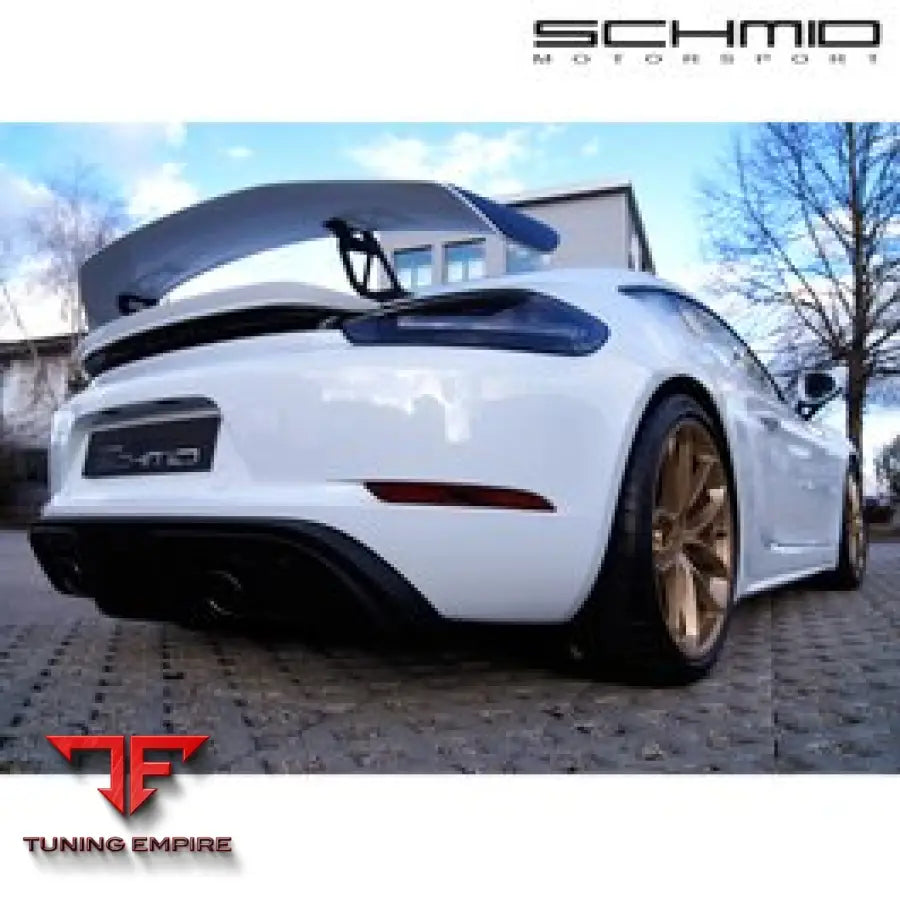 SCHMID MOTORSPORT PORSCHE 718 CAYMAN GTS MIT OPF 2.0 2.5 SPORT CATALYSTS & OPF DELETE