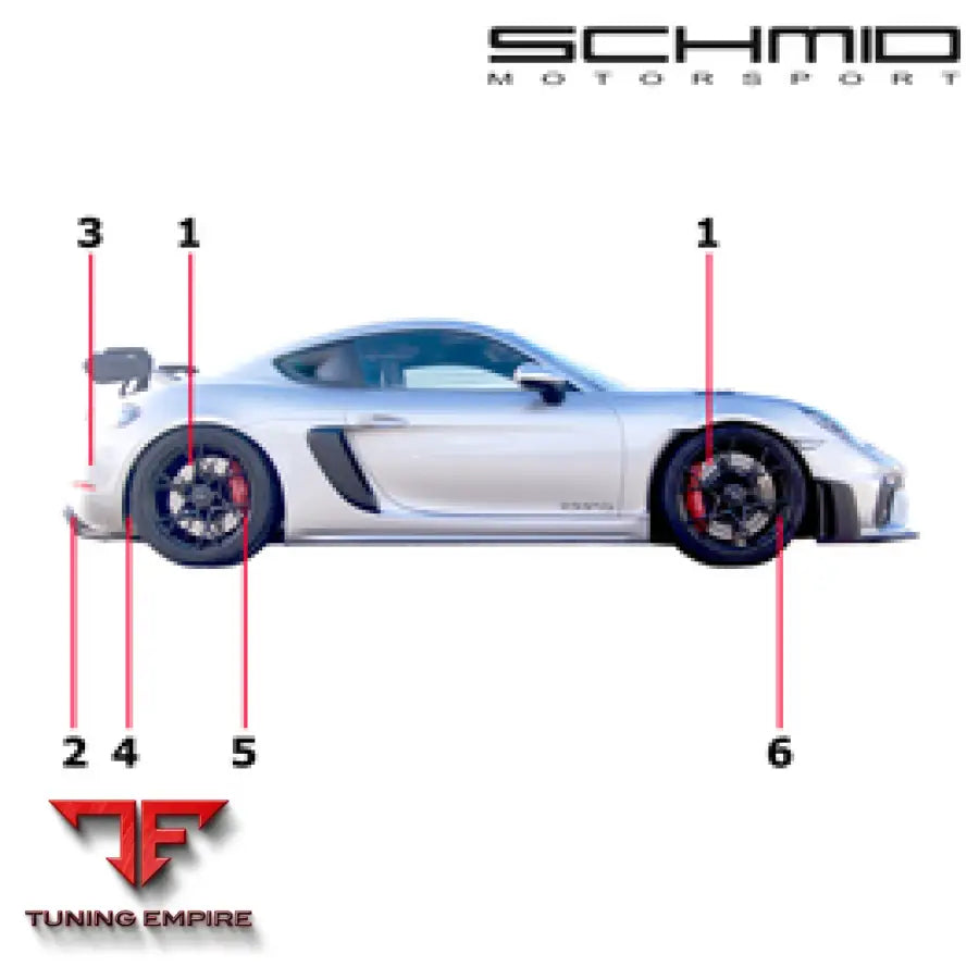 SCHMID MOTORSPORT PORSCHE 718 SPYDER RS WITH OPF 4.0 TRACK POWER PACKAGE