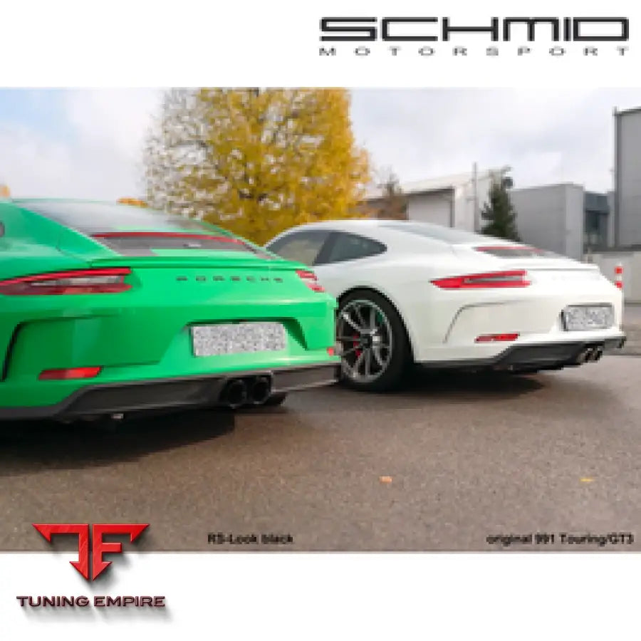 SCHMID MOTORSPORT PORSCHE 991 R RS-LOOK TAILPIPES