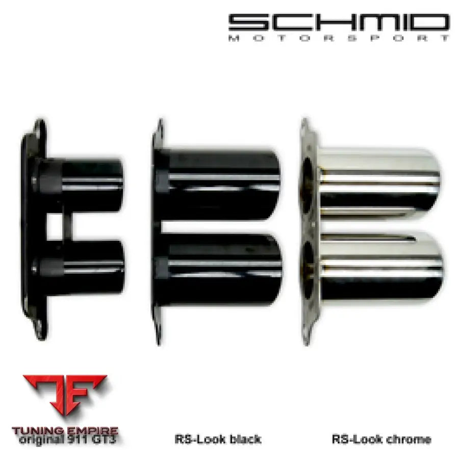 SCHMID MOTORSPORT PORSCHE 991 R RS-LOOK TAILPIPES - Exhaust System