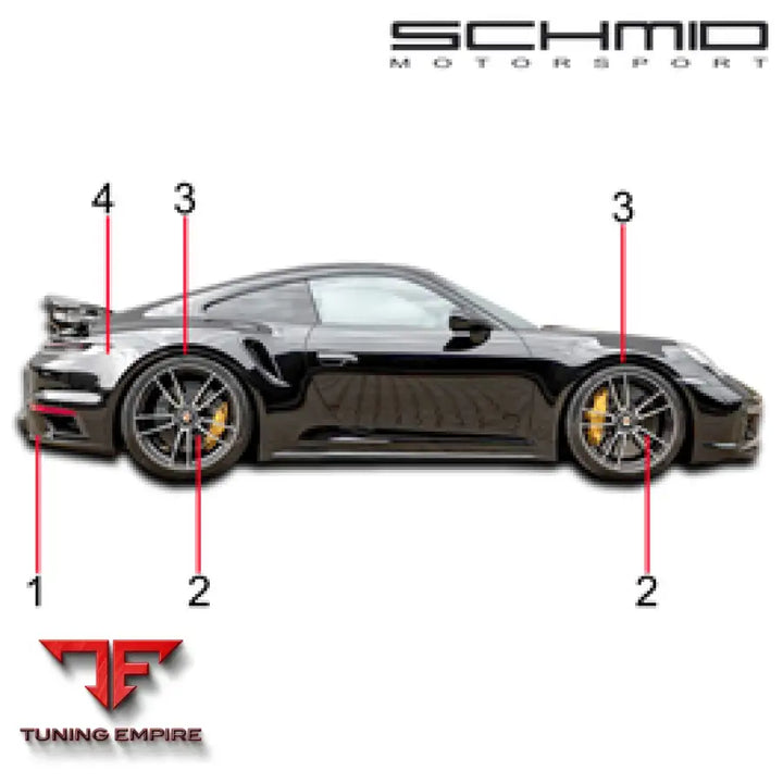 SCHMID MOTORSPORT PORSCHE 992 CARRERA TARGA -S -4S -GTS TRACK POWER PACKAGE