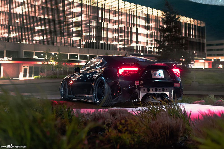 SCION FR-S on custom forged wheels