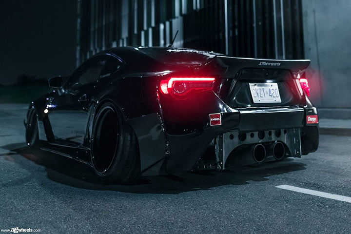 SCION FR-S on custom forged wheels