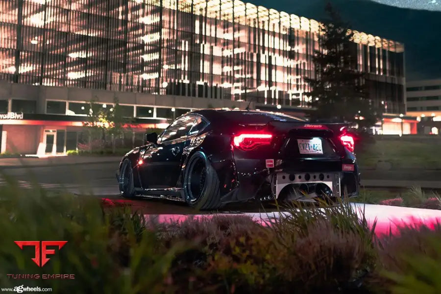 SCION FR-S on custom forged wheels