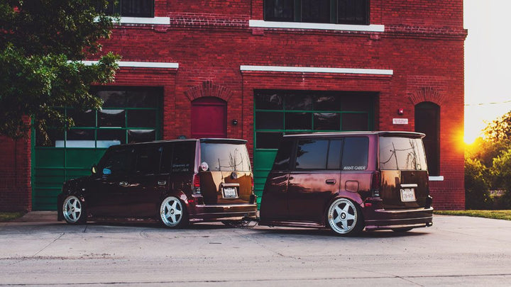 SCION XB on custom forged wheels