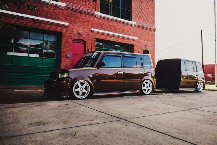 SCION XB on custom forged wheels