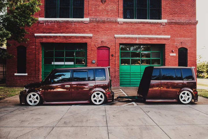 SCION XB on custom forged wheels