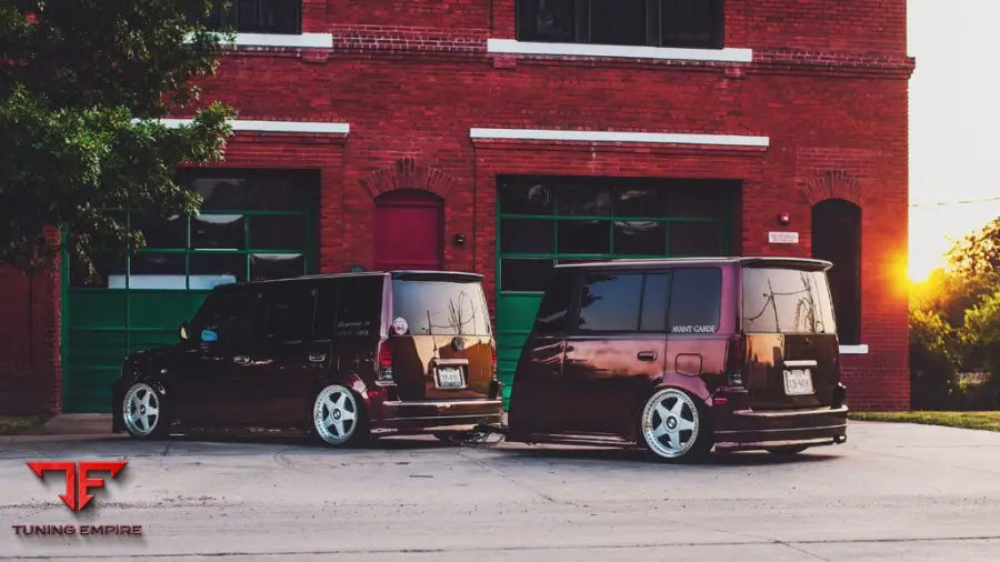 SCION XB on custom forged wheels