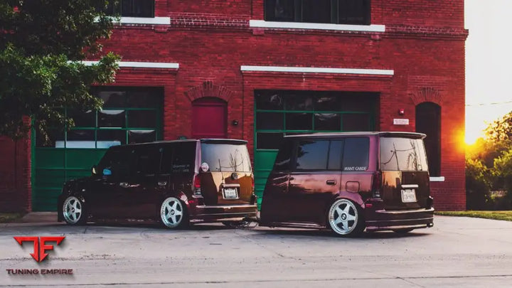 SCION XB on custom forged wheels
