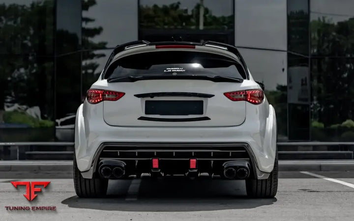 SCL Performance Infiniti QX70 rear apron