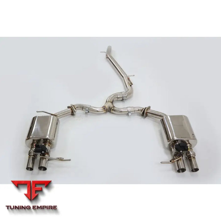 SKODA SUPER B 2.0 STAINLESS STEEL CATBACK EXHAUST WITH MUFFLER VALVE