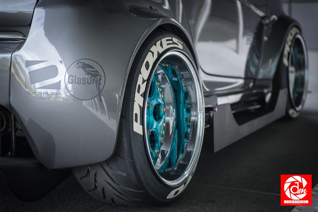 SMART FORTWO on custom forged wheels