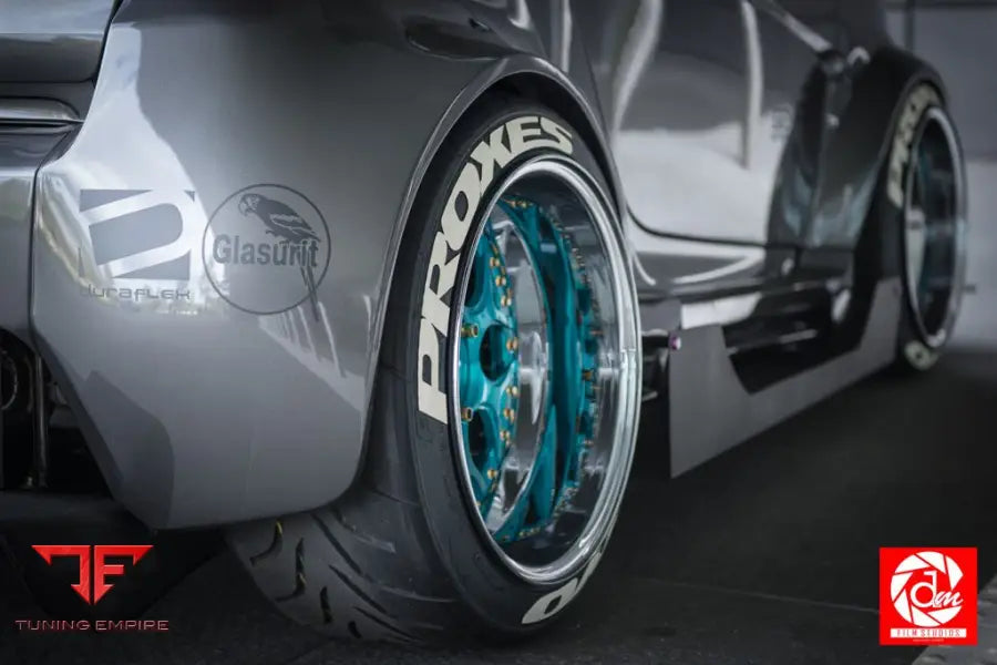 SMART FORTWO on custom forged wheels