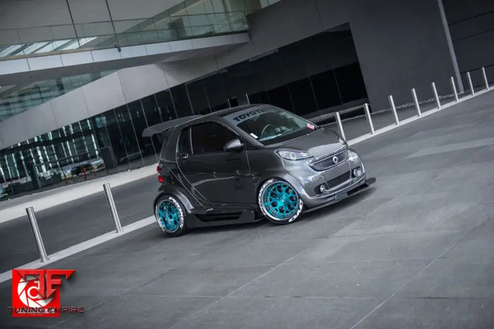SMART FORTWO on custom forged wheels