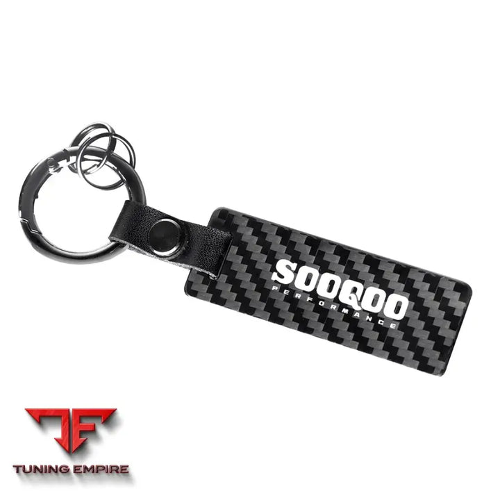 SOOQOO KEYCHAIN IN PREPREG CARBON FIBRE (V1) - Carbon Fibre Parts
