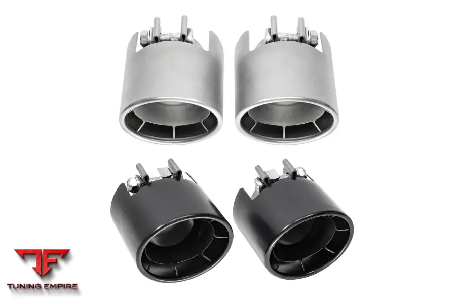 SOUL Porsche 718 GT4 Weissach style bolt-on exhaust tips