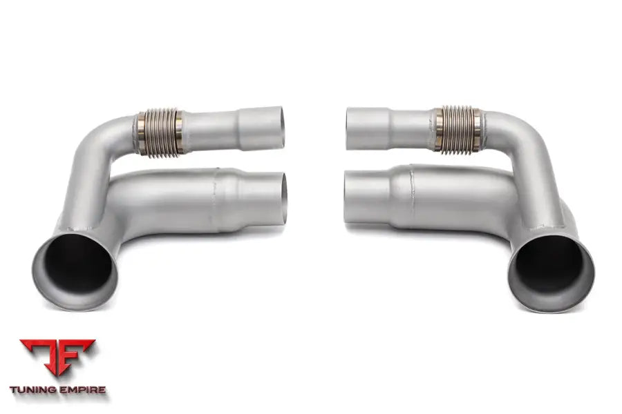 SOUL Porsche 991 GT3 side muffler bypass pipes