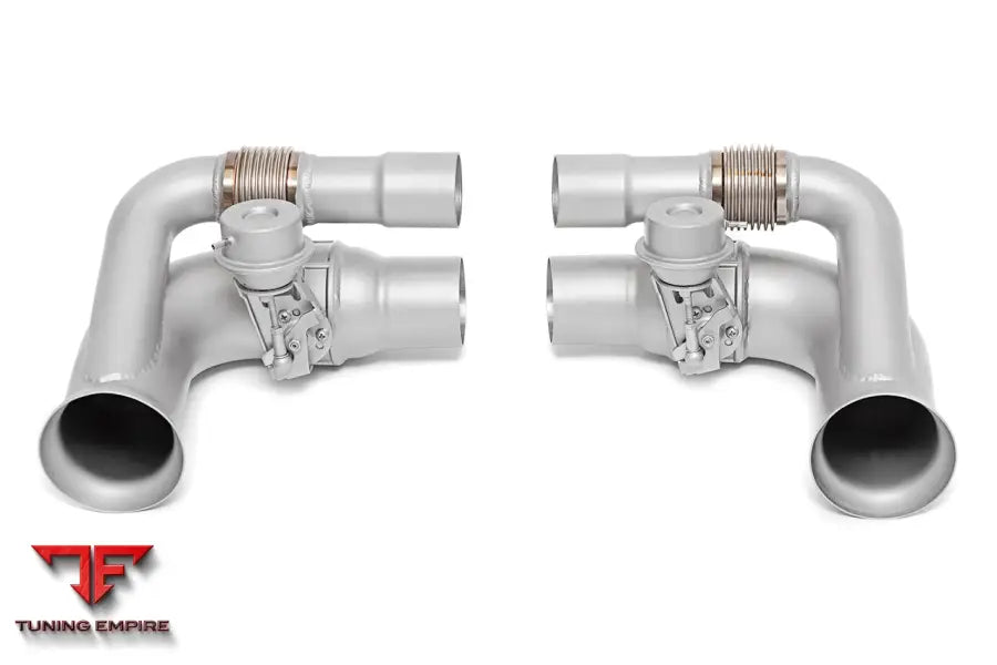 SOUL Porsche 991 GT3 valved side muffler bypass pipes
