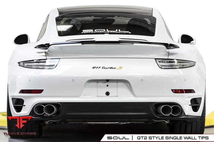 SOUL PORSCHE 991 TURBO COMPETITION X-PIPE EXHAUST