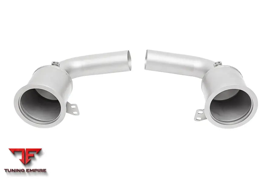SOUL Porsche 992 Turbo cat bypass pipes