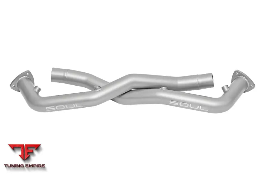 SOUL Porsche 996 Carrera cat bypass pipes