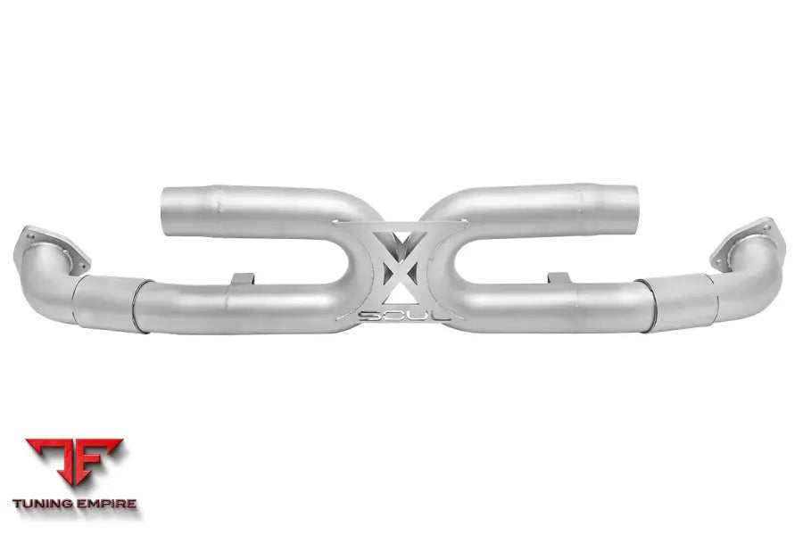 SOUL PORSCHE 997.2 CARRERA CENTER MUFFLER BYPASS EXHAUST SYSTEM