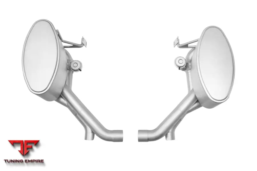 SOUL Porsche 997.2 Carrera valved side mufflers
