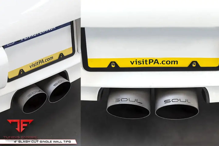 SOUL PORSCHE 997 GT3 CENTER MUFFLER BYPASS EXHAUST