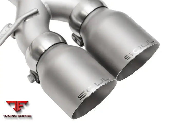 SOUL PORSCHE MACAN S / GTS / TURBO SOUL RESONATED MUFFLER BYPASS EXHAUST