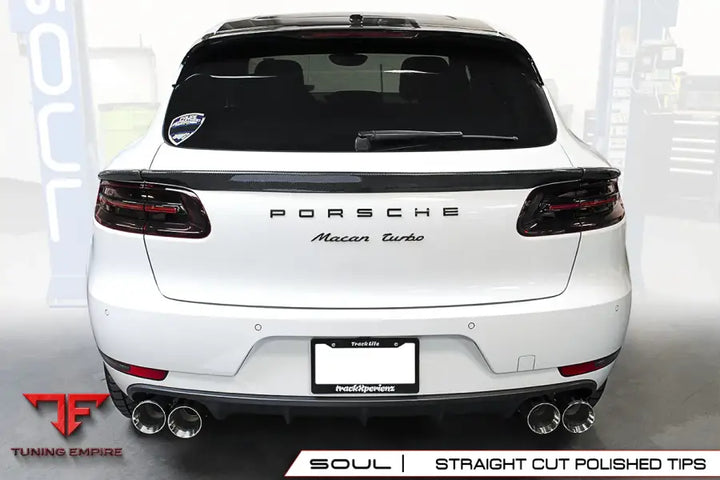 SOUL PORSCHE MACAN S / GTS / TURBO SOUL RESONATED MUFFLER BYPASS EXHAUST