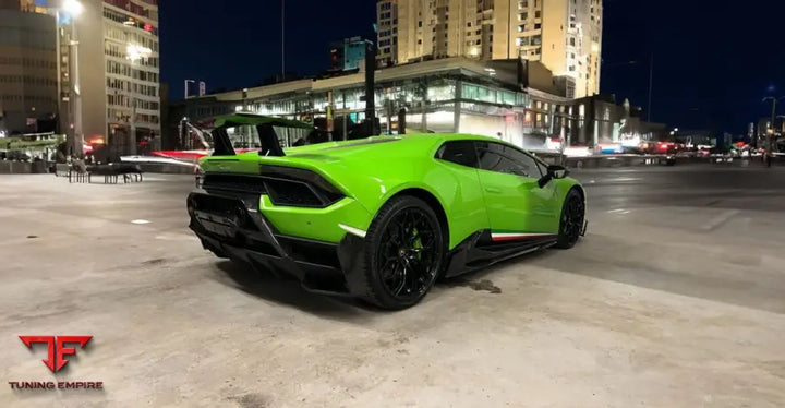 SPLITTER FOR REAR BUMPER DIFFUSER - SKIRT EXTENSION FOR LAMBORGHINI HURACAN PERFORMANTE - Price on request - Body Kit