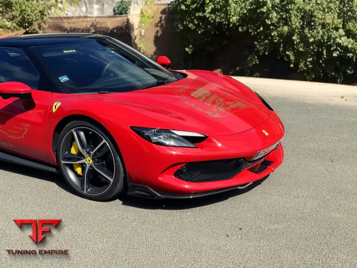 SPLITTER LATERAL SPOILER WITH CANARDS FOR FERRARI 296 GTS GTB - Price on request - Body Kit