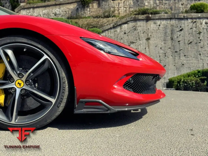 SPLITTER LATERAL SPOILER WITH CANARDS FOR FERRARI 296 GTS GTB - Price on request - Body Kit