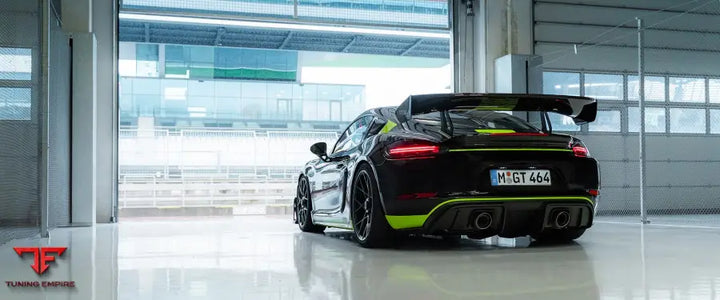 SSR PERFORMANCE CS Front Splitter with Flaps Porsche 718 Cayman GT4 RS