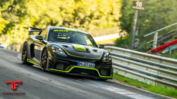 SSR PERFORMANCE CS Front Splitter with Flaps Porsche 718 Cayman GT4 RS