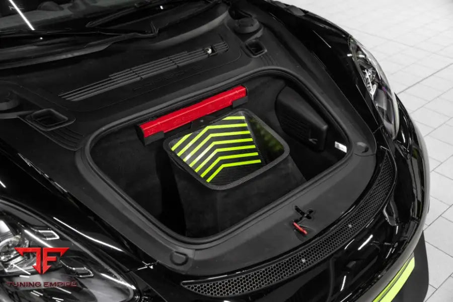 SSR PERFORMANCE Full Carbon Bonnet with NACA Brake Cooling Porsche 718 Cayman GT4 RS
