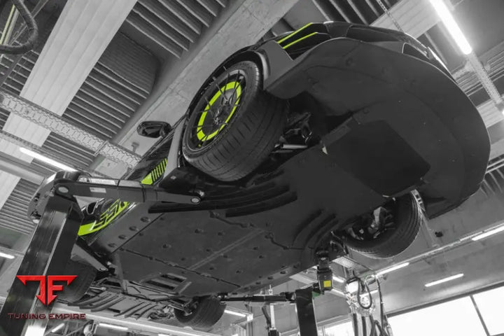 SSR PERFORMANCE Smooth Underbody Cover with Fin Extension Porsche 992 GT3 RS