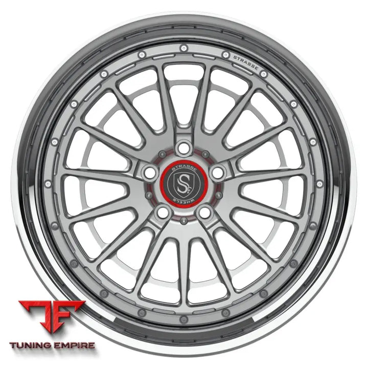 Strasse SV15R Track silver polished wheel