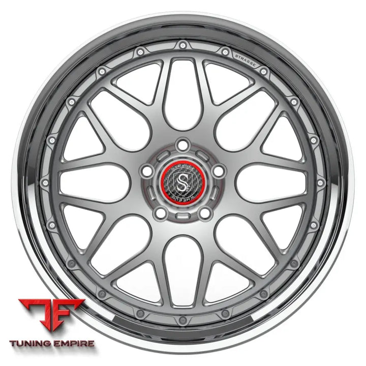 Strasse SV8 eight-spoke forged wheel face
